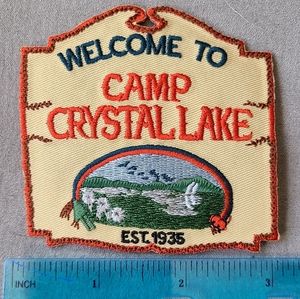 Camp Crystal Lake Iron On Embroidered Patch